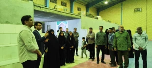 آیین نام گذاری سالن ورزشی دانشکده ملی مهارت میناب 5