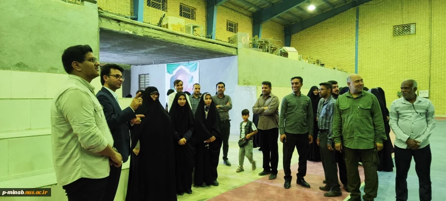 آیین نام گذاری سالن ورزشی دانشکده ملی مهارت میناب 5