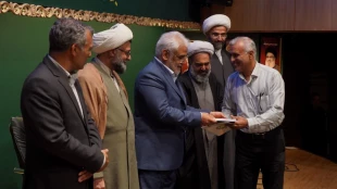 تجلیل از استاد عباس زارعی بعنوان رتبه برتر مدیر گروه معارف کشوری 3